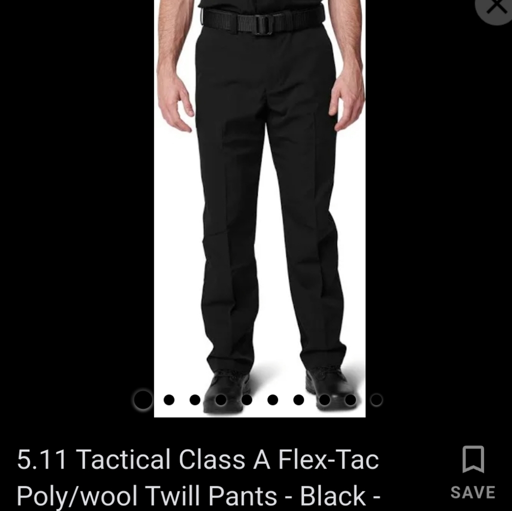 5.11 Class-A Flex-Tac Poly/Merino Wool Twill Pant
